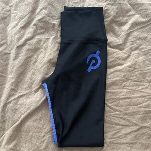 Black and Blue Peloton Leggings